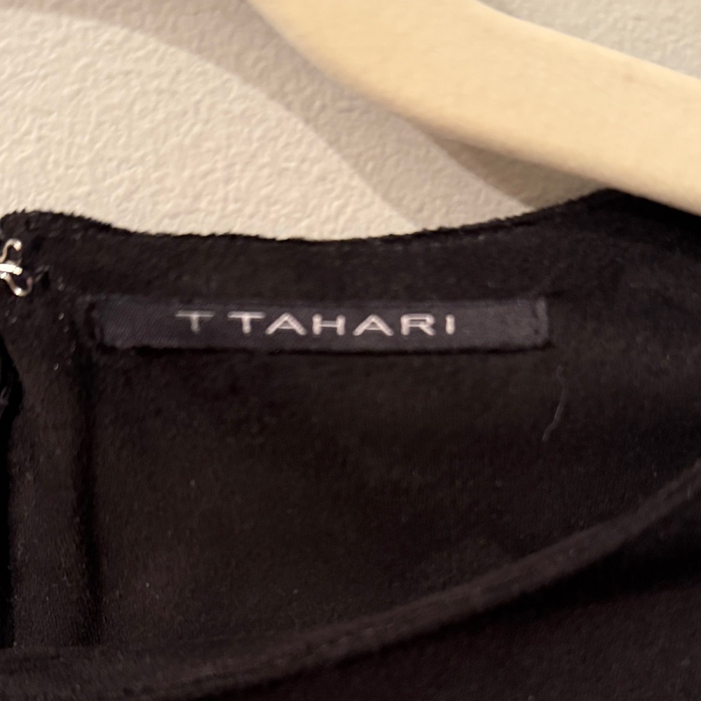 Tahari Classic Black Mini Dress - Picture 2 of 7